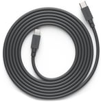 Cable 1 Ladekabel USB-C / Lightning 2 m, Gotland Grey, Stockholm Black