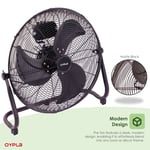 NEW! 18" Black High Velocity Industrial 3 Speed Free Standing Large Gym Fan