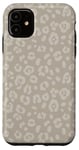 Coque pour iPhone 11 Sand Beige - Motif imprimé léopard chic et élégant