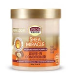2 x African Pride Shea Butter Moisture Miracle Leave-in Conditioner 15oz 425g