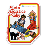 Steven Rhodes - Let's Sacrifice Toby Sticker, Accessories