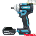 Makita DTW300Z 18V 1/2" LXT Brushless Impact Wrench With 1 x 5.0Ah Battery