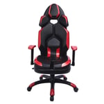FTFTO Home Accessories Office Chair Desk Leather Game Chair High Back Ergonomic Adjustable Racing Chair Rotating Computer Chair Headrest And Lumbar Support
