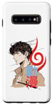 Coque pour Galaxy S10+ Heroes anime Manga Characters Japanese