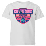 Jurassic Park Clever Girls Inherit The Earth Kids' T-Shirt - Grey - 11-12 Years