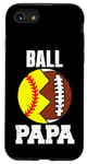 iPhone SE (2020) / 7 / 8 Ball Papa Funny Football Softball Papa Case