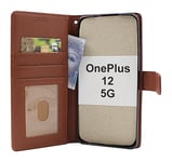 New Standcase Wallet OnePlus 12 5G (Brun)