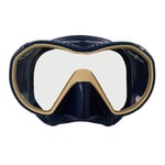 AQUALUNG PLAZMA - Adult Panoramic Frameless Diving Mask, Varied Lens Models, Quick Adjusting Buckles, Reusable Protective Case, Ideal for scuba diving and snorkeling