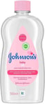 JOHNSON'S Baby Oil 500 ml, Leaves Skin Soft and Smooth, Ideal for Delicate Skin