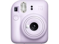 Fujifilm Snabbkamera Instax Mini 12 Lilac Purple+Instax Mini Glossy (10Pl)