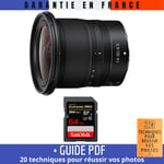 Nikon Z 14-30mm f/4 S + 1 SanDisk 64GB UHS-II 300 MB/s + Guide PDF ""20 TECHNIQUES POUR RÉUSSIR VOS PHOTOS
