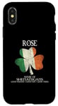 Coque pour iPhone X/XS Rose nom famille Irlande maison irlandaise des shenanigans