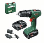 Slagdrill Bosch EasyImpact1 8V-40; 18 V; 2x1,5 Ah batt.