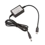 USB Typ C PD20V till DC24V Power för 24V-enheter PD12V 15V 20V till 24V DC5,5x2,1mm Omvandlare 115CM
