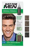Just For Men Original Formula Light-Medium Brown Hair Dye Targets Only The Gr...