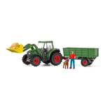 Schleich 42608 Tractor with trailer toy Farm World vehicle playset TRACTORS NEW