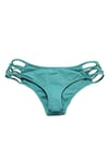 O'Neill Aloe Green Malibu Solids Macrame Cheeky Bikini Bottom XL