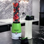 Juicer Multi-Blender Fruit Smoothie Maker + Sports Bottles Green Shake & Take