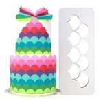 Geometric MultiCutter Fishscales Set of 3 Mermaid Sea Cupcake Cake Decorating