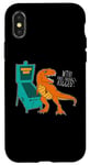 Coque pour iPhone X/XS Dinosaure Pinball Wizard Arcade Machine Player Picture Graphi