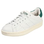 adidas Stan Smith Mens White Green Classic Trainers - 5 UK