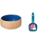 Mason Cash Lettered Cat Bowl,5 inch, Cane & Blue & Felight | Cat Litter Scoop, Sturdy and Easy to Clean | Suitable for all Cat Litter Types | Made in the UK (Assorted Colours)