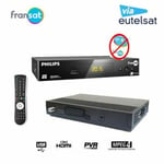 RECEPTEUR SATELLITE EUTELSAT PHILIPS DSR3031F FRANSAT+HDMI+CABLE 12V(SANS CARTE)