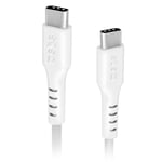 SBS USB-C til USB-C Kabel - 1.5 Meter - 480 Mbit/s - Hvit