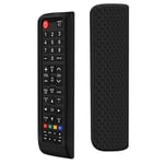 Protective Case for Samsung AA59-00786A BN59-01175N AA59-00741A Smart TV Remote Cover, Silicone Shock Proof Remote Controller Skin Anti Slip Universal Replacement Sleeve Holder(Black)