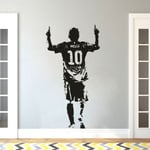 Messi 10 Fotbollsspelare Anime Väggdekal Avtagbar tapet Hemdekoration