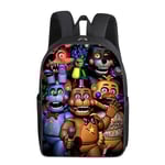 Five Night At Freddy Skolryggsäck 3d Print Fnaf Skolväska Tecknad Mode Ryggsäckar Laptopväskor Studentväska Skolväska Present[HK] 3- Perfet 3 40x28x16cm
