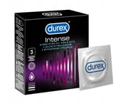 Durex Intense kondomer 3 st med revben och stimulerande gel