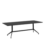 HAY - About a Table AAT10 - Black Base - Black Linoleum - 220x105x73 cm - Matbord
