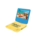 Lexibook Lecteur DVD portable Moi, Moche et Méchant, avec port USB, Bleu/Jaune, DVDP6DES
