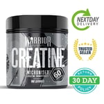 Warrior Creatine Monohydrate Powder 300g 100% Pure Micronized 60 Servings