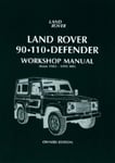 Brooklands Books Ltd (Created by) Land Rover 90/110 Defender Workshop Manual 1983 on