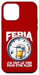 Féria Apéro et Plein Jauge à Bière Humour Fête de village Coque pour iPhone 12 mini