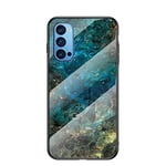 Hülle® Gradient Color Anti-Scratches Glass Case Compatible for OPPO Reno4 5G (3)