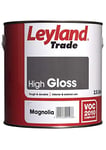 Leyland Trade High Gloss Paint - Magnolia 2.5L