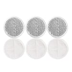 MEETOZ 6pcs 8.6 inch Replacement Mop Pads Fit for Bissell Spinwave 2039 Series 2039A 2124