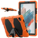 Samsung Galaxy Tab A8 10.5 X200 X205 Skal Heavy Duty Armor Orange
