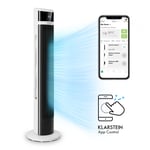 Portable Tower Air Fan Cooling Room Wi Fi App 3 Speed Bladeless Oscillating 45W 