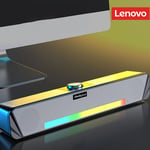 Haut-parleur d'origine Lenovo TS33 sans fil Bluetooth 5.0 360 Home Movie Surround Sound Bar Haut-parleur audio pour ordinateur de bureau Subwoofer, TS33- 2 ""- Haut-parleur