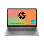 HP Chromebook 15b-nb0002sa - Intel Core i3-N305 Processor - 8GB RAM - 128GB Flash Storage - 15.6 inch Full HD 16:9 display - Google Chrome OS - Mineral Silver