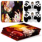 Kit De Autocollants Skin Decal Pour Console De Jeu Ps4 Pro Corps Entier One Piece Horizon, T1tn-P4pro-1389