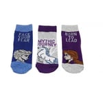 FROZEN strumpor 3 st lila 23-26