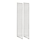 String - Golvgavel 200x30cm 2-pack brun - Hyllor & Hyllsystem - Brun - Metall