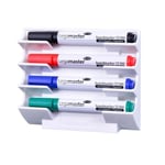 Hållare för whiteboard pennor vit