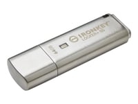 Kingston Ironkey Locker+ 50 - Usb Flash-Enhet - Krypterat - 64 Gb - Usb 3.2 Gen 1