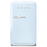 Smeg FAB5RPB5 Retro Mini Bar Fridge Right Hand Hinge - PASTEL BLUE